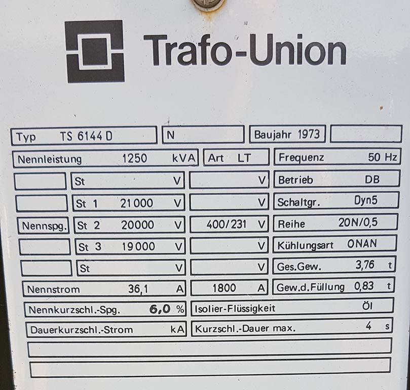 Transformer Trafo-union TS 6144 D - Thumbnail 5