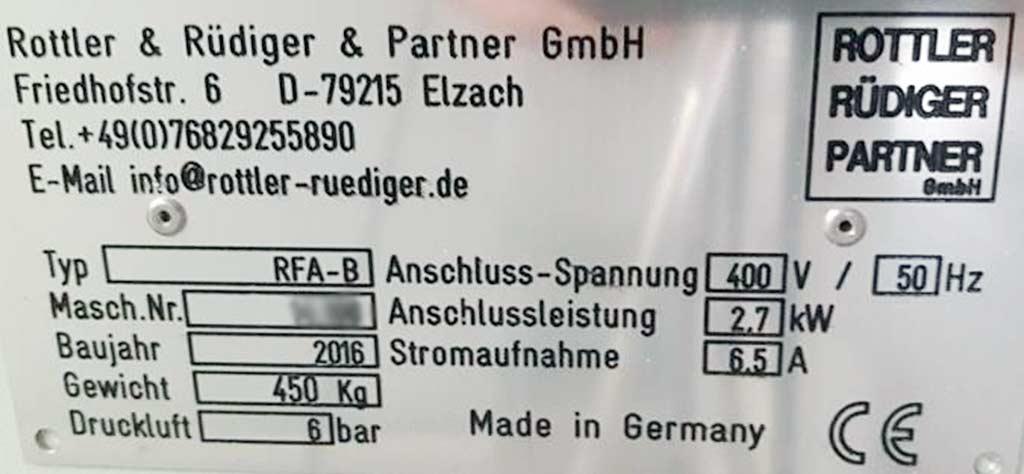 Spacer Frame Filler Rottler & Rüdiger RFA-B - Thumbnail 3
