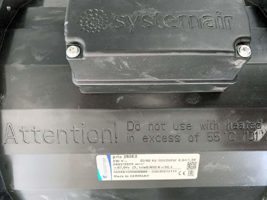 Tube Ventilator Systemair 250E2 - Thumbnail 3
