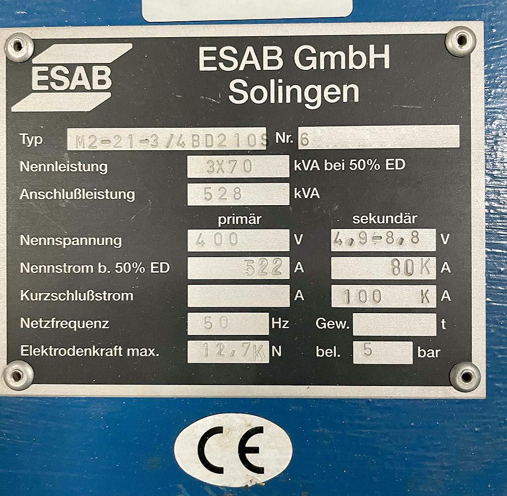 Spot Welding Machine Esab M2-21-3/ 4BD2109 - Thumbnail 2
