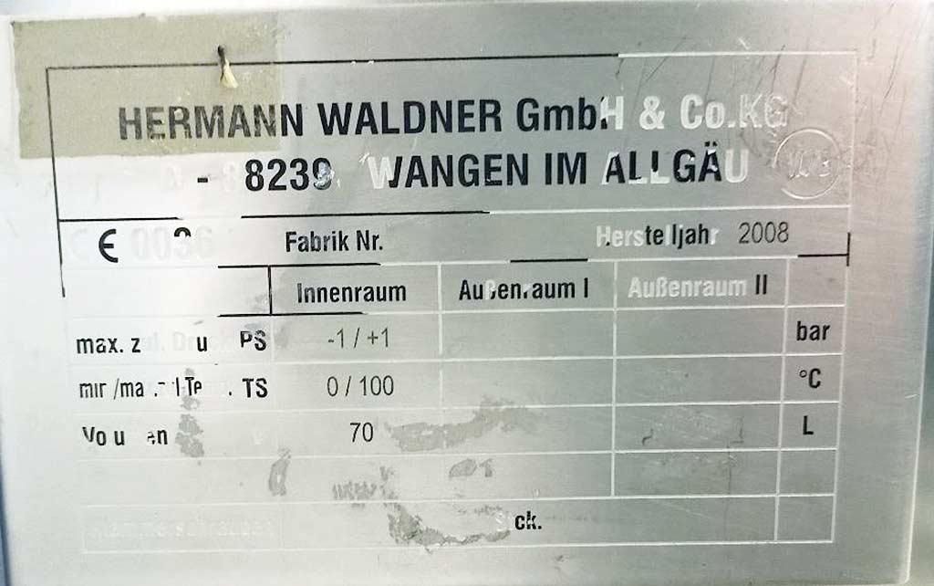 Vacuum Pressure Container Hermann Waldner - Thumbnail 3