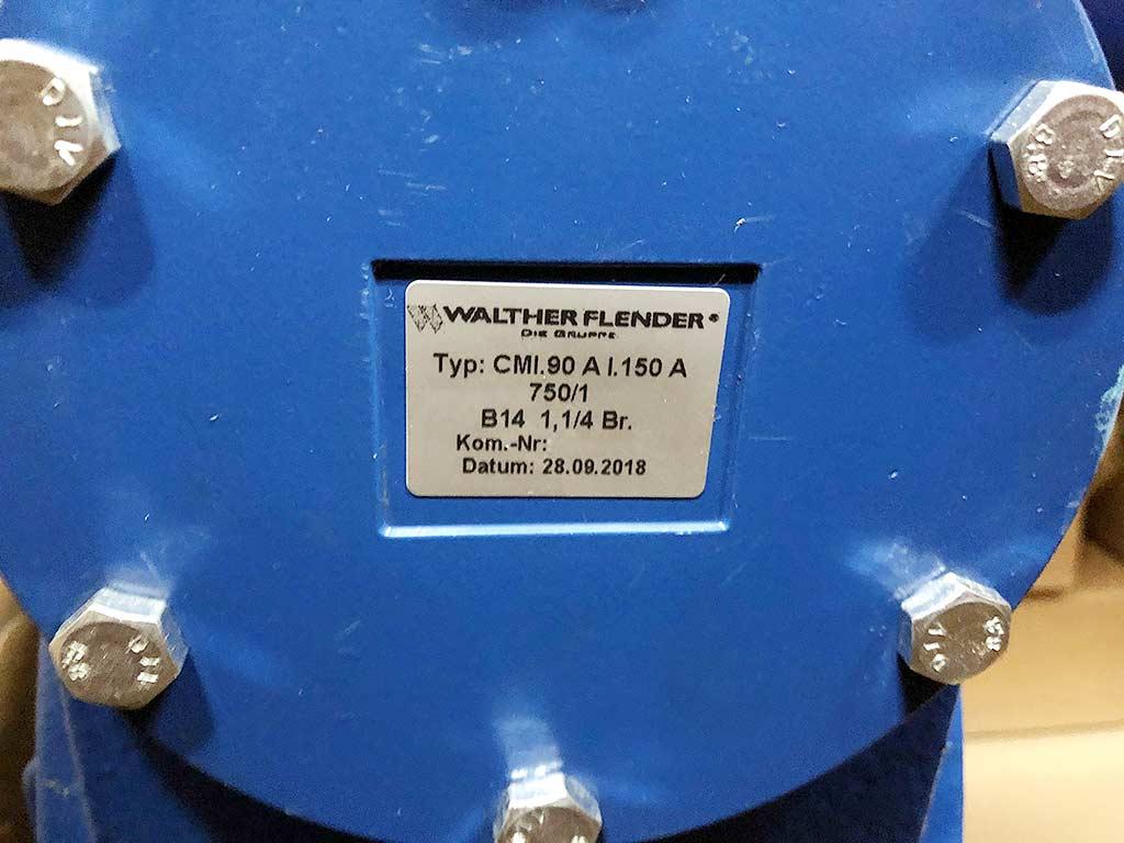 Worm Gear Motor Walther Flender CMI 90 A I150A 750/1 - Thumbnail 2