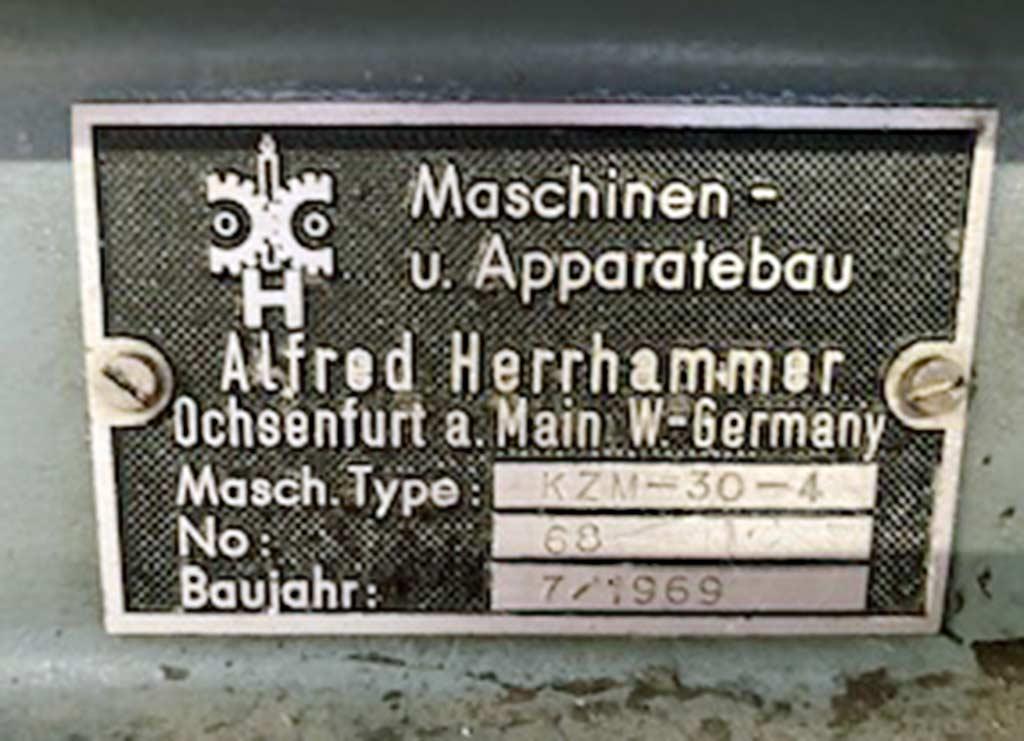 Candle Drawing Machine Alfred Herrhammer KZM-30-4 - Thumbnail 3