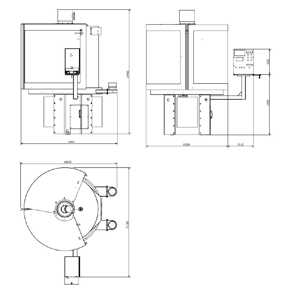 Flakkoting Machine Profin BLUELINE HFM 1/2-R - Thumbnail 6