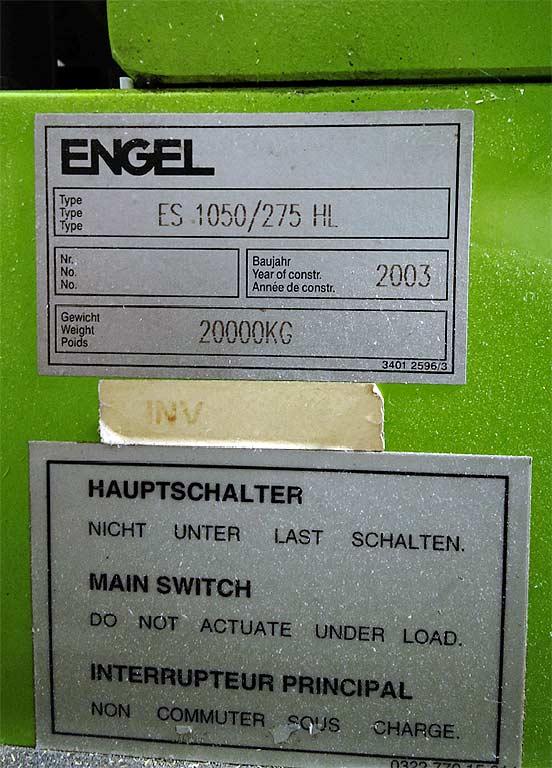 Injection Moulding Machine Engel ES 1050/ 275 HL - Thumbnail 5