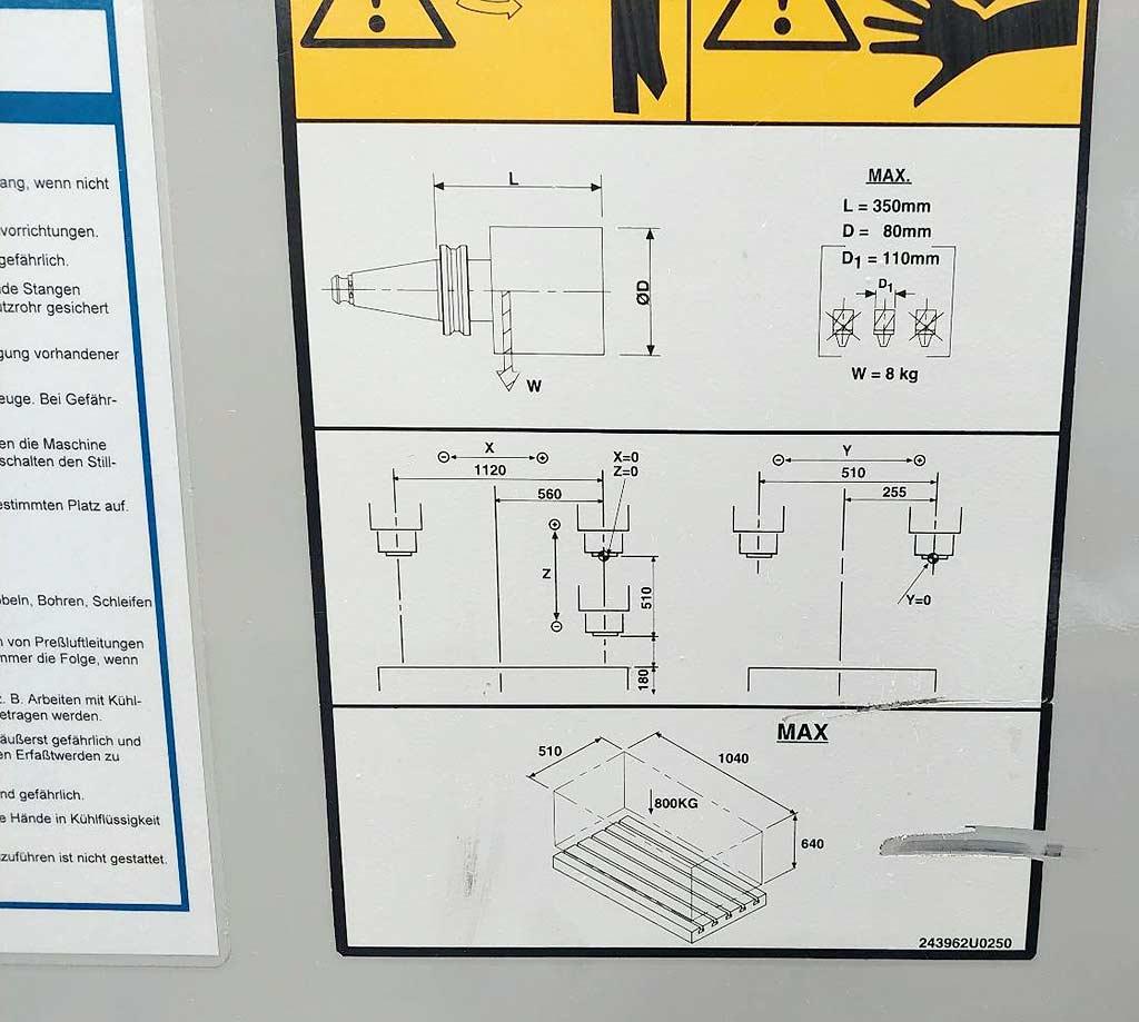 CNC Machining Center Mazak VTC 20B - Thumbnail 6