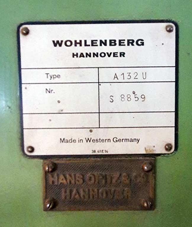 Cutting Machine Wohlenberg A132 U - Thumbnail 2