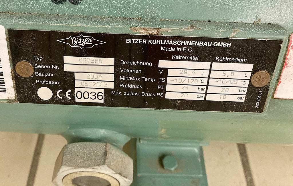 Shell and Tube Condenser Bitzer K573 HB - Thumbnail 2