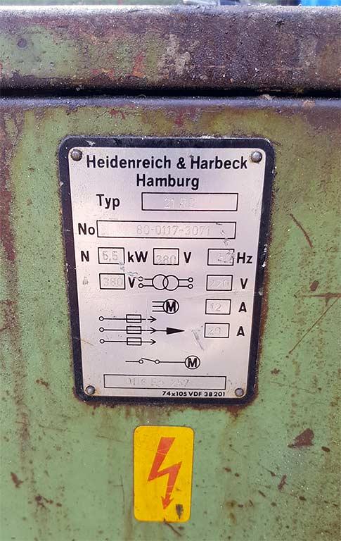 Center Lathe Heidenreich & Harbeck 21 RO - Thumbnail 2