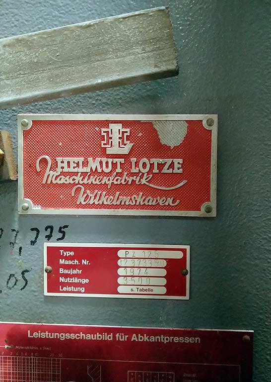 Press Brake Helmut Lotze PZ 125 - Thumbnail 5
