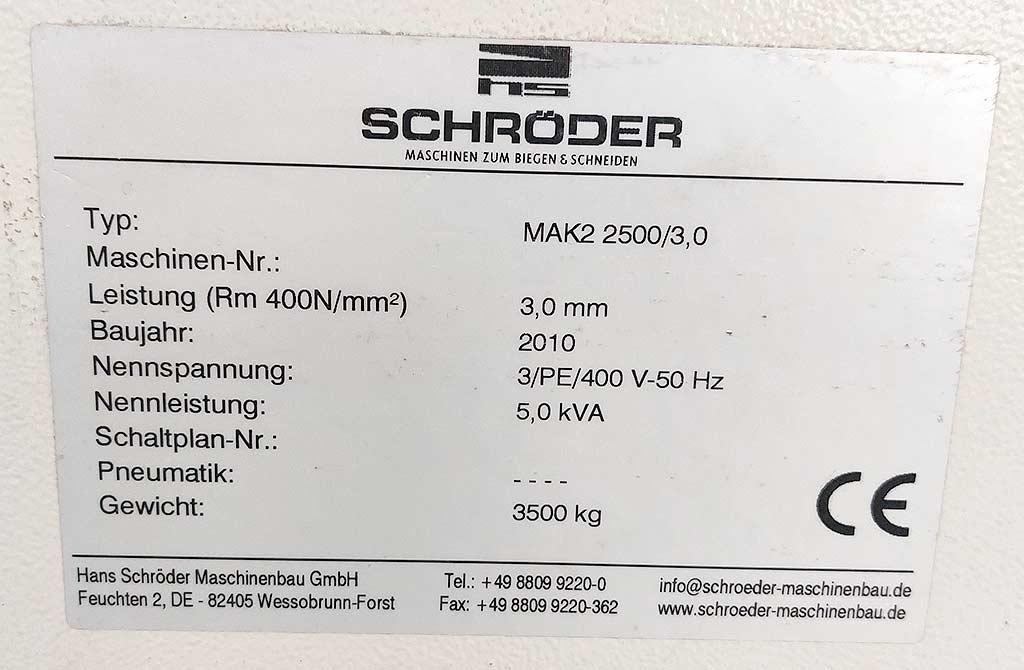 Folding Machine Schröder MAK2 2500/3,0 - Thumbnail 3