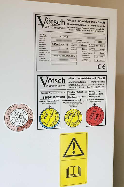 Temperature Test Chamber Vötsch VT 3050 - Thumbnail 2