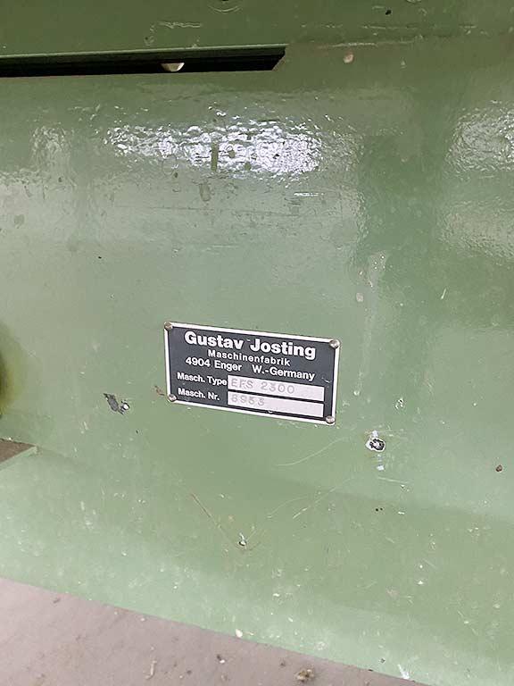 Veneer Jointing Guillotine Josting EFS 2300 - Thumbnail 2