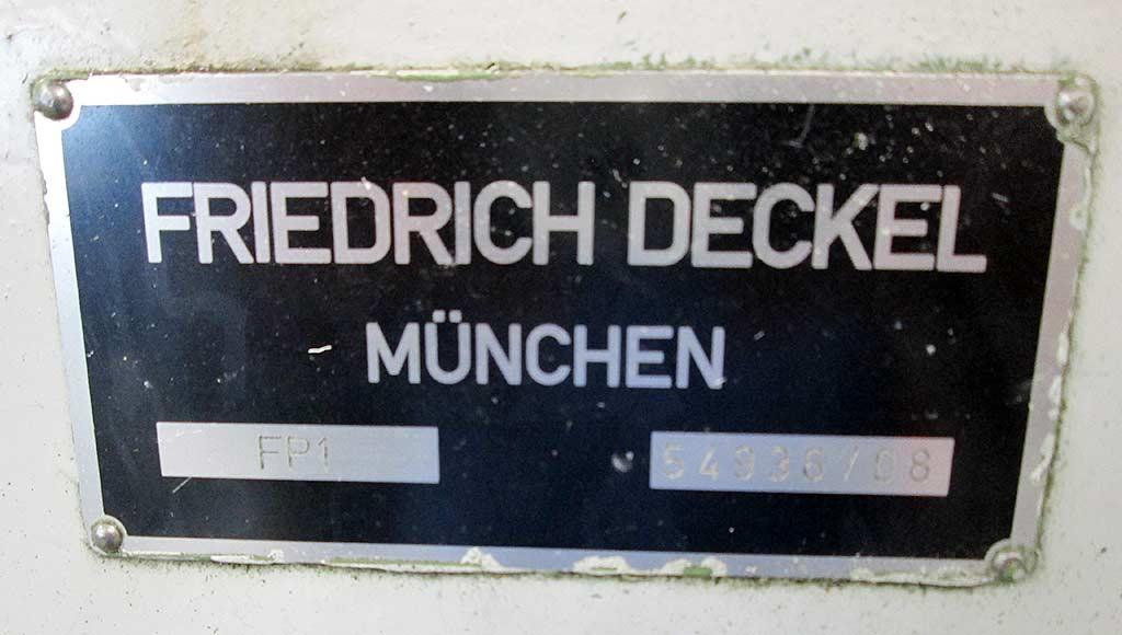 Universal Tool Milling and Drilling Machine Friedrich Deckel FP1 - Thumbnail 4