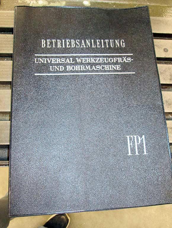 Universal Tool Milling and Drilling Machine Friedrich Deckel FP1 - Thumbnail 5