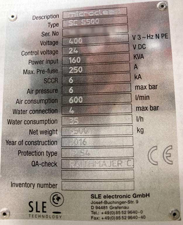 Continuous Cleaning System Sle Microclean SC S500 - Thumbnail 8