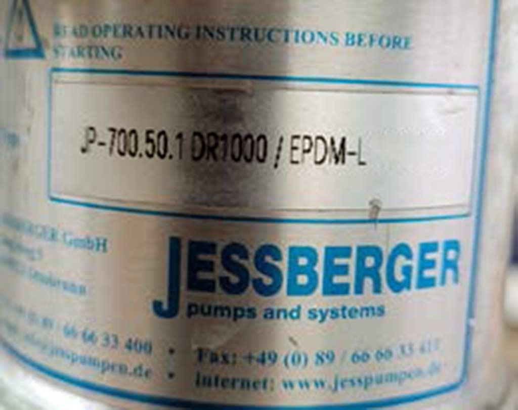 Eccentric Screw Pump Jessberger JP-700.50.1 DR 1000/EPDM-L - Thumbnail 6