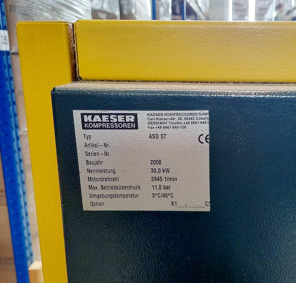 Screw Compressor Kaeser ASD 57 SIGMA - Thumbnail 5