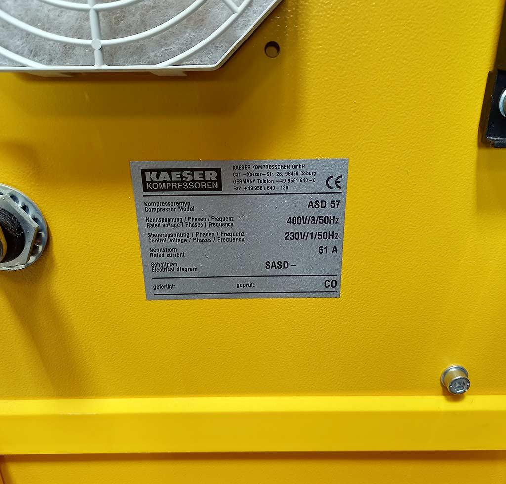 Screw Compressor Kaeser ASD 57 SIGMA - Thumbnail 7