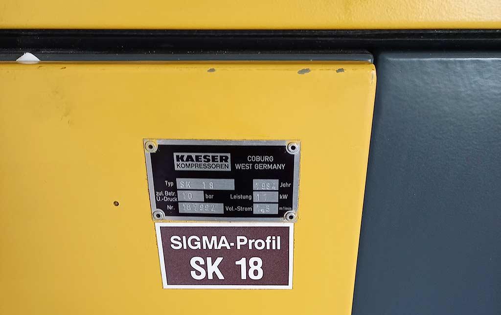 Screw Compressor Kaeser SK 18 - Thumbnail 3