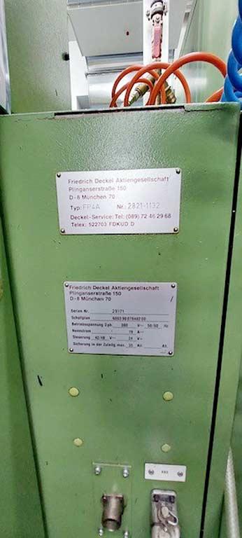 Milling Machine Friedrich Deckel FP4A - Thumbnail 5