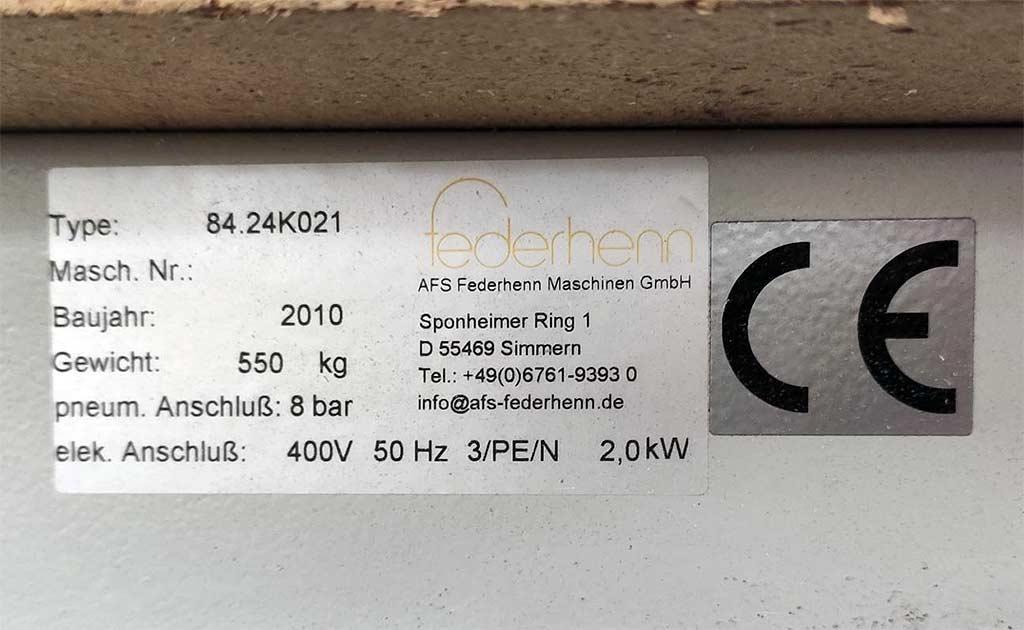 Drilling Table Federhenn 84.24K021 - Thumbnail 3