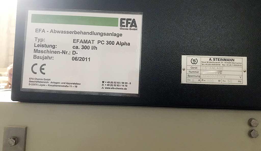 Wastewater Treatment Efa Chemie EFAMAT PC 300 Alpha - Thumbnail 2