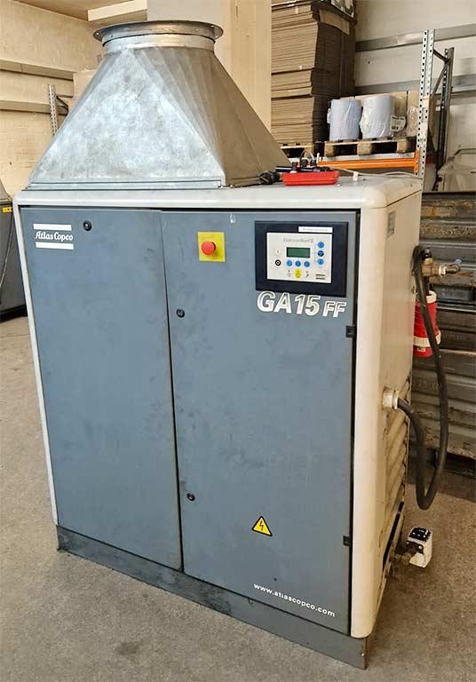 Screw Compressor Atlas Copco GA15 FF - Image 1