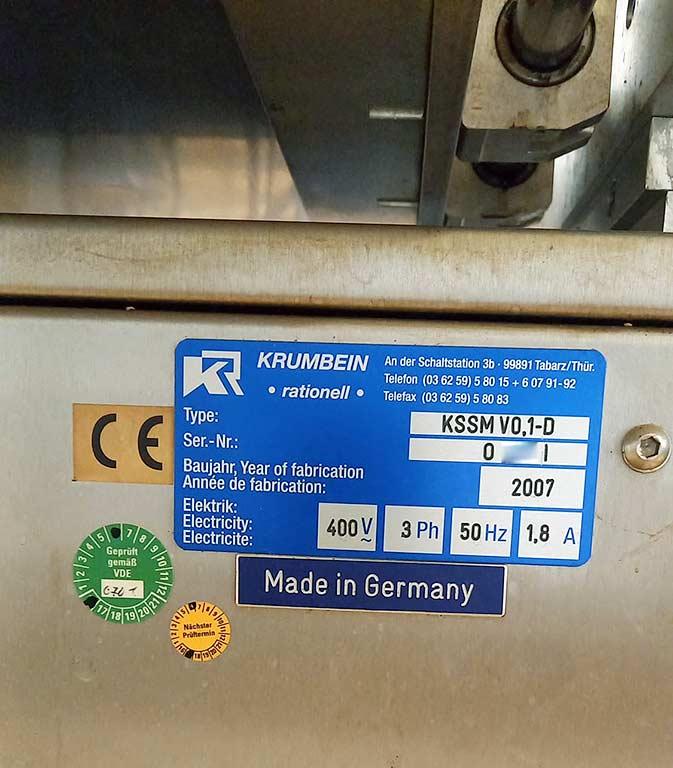 Cake Cutting Machine Krumbein KSSM V0,1-D - Thumbnail 2