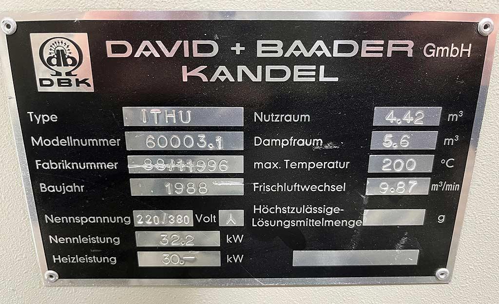 Electric Convection Oven David & Baader Gmbh Kandel ITHU - Thumbnail 5