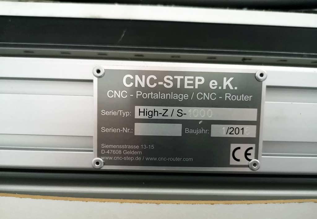 CNC-Router Cnc-step E. K. High-Z/ S-1000 - Thumbnail 3