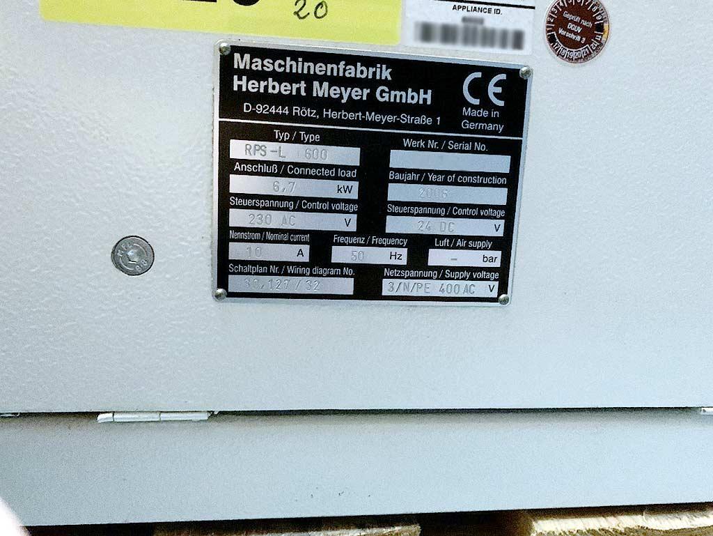 Fusing Machine Herbert Meyer RPS-L 600 - Thumbnail 4