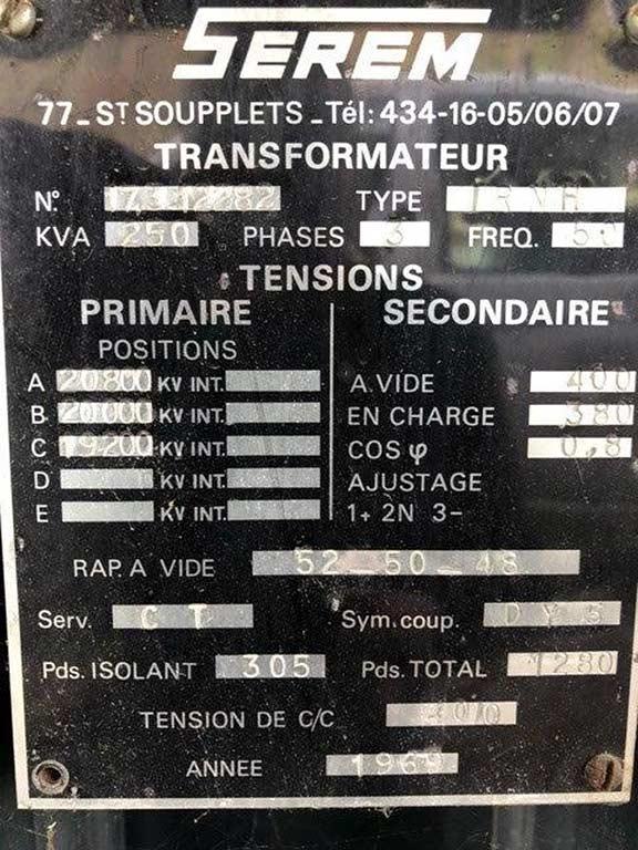 Transformer Serem IRNH - Thumbnail 2