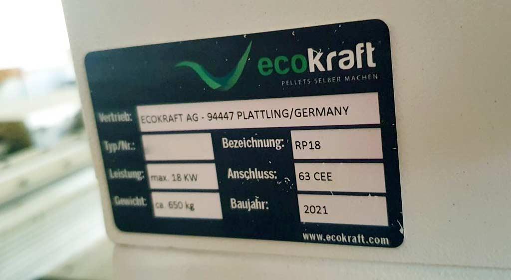 Pallet Press Ecokraft Ag RP18 - Thumbnail 4