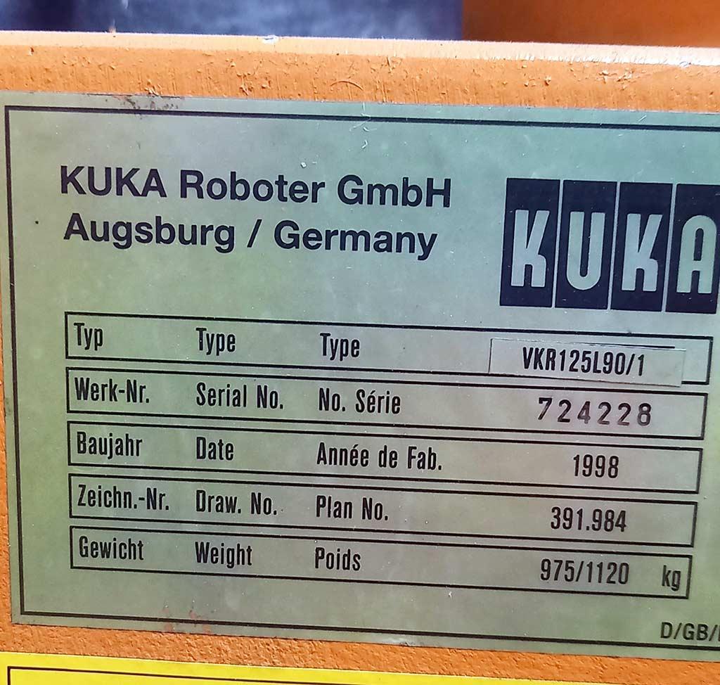 Industrial Robot Kuka VKR 125L 90/1 - Thumbnail 3