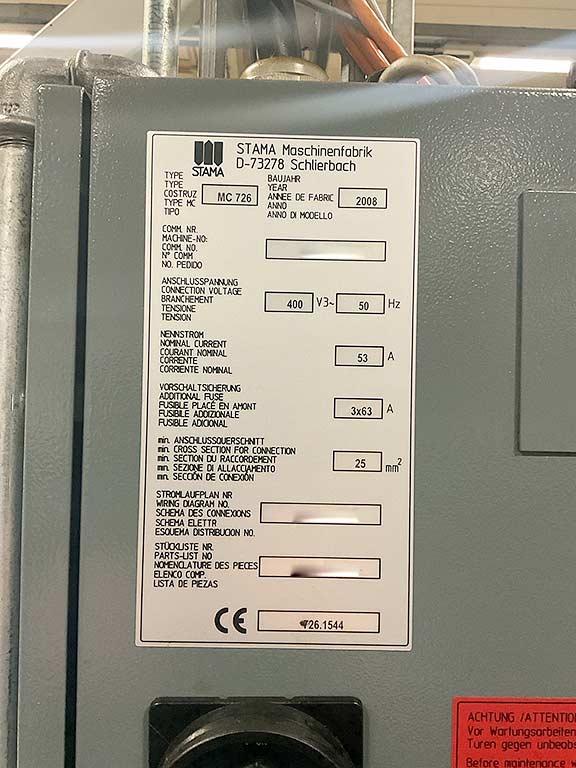 CNC Milling Center Stama MC 726/MT - Thumbnail 6