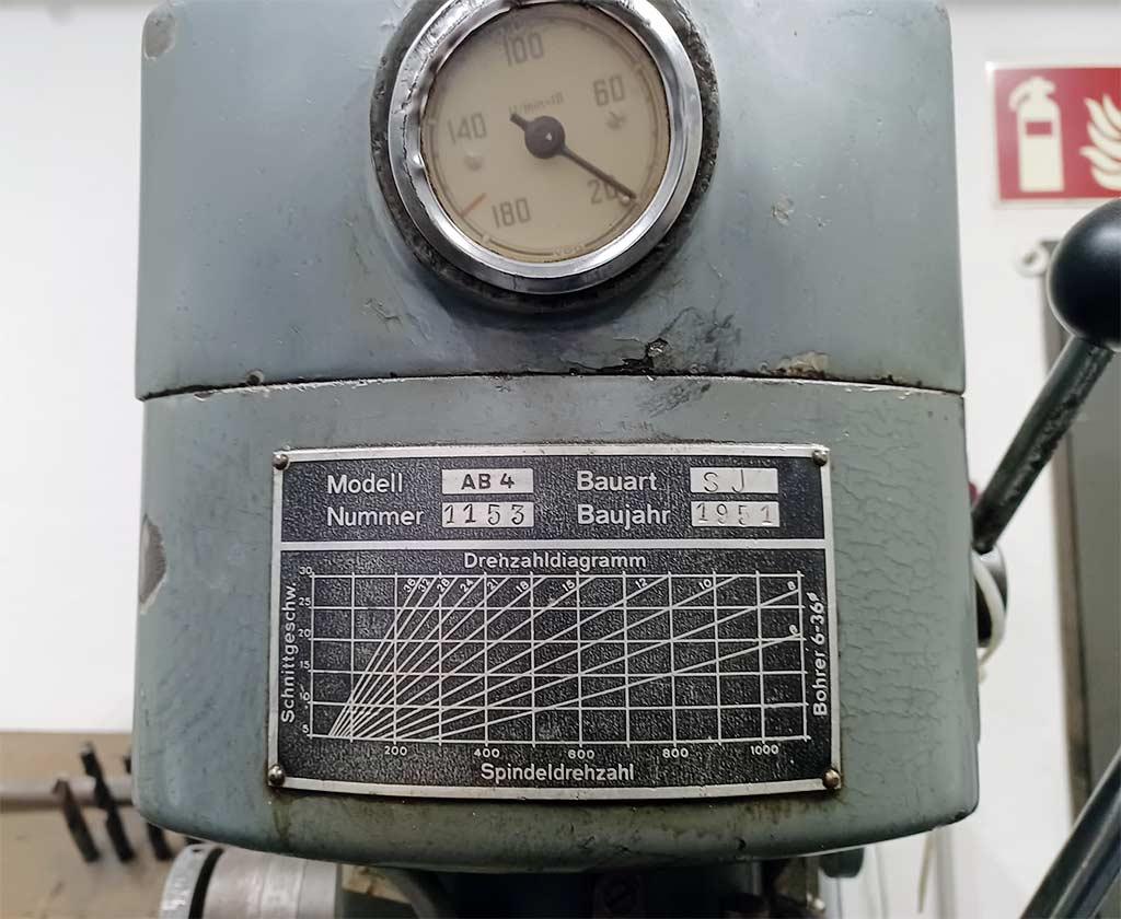 Upright Drilling Machine Alzmetall AB 4 SJ - Thumbnail 3