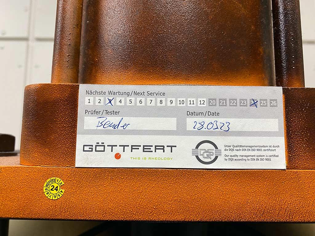 Rheometer Göttfert ELASTOGRAPH 67.85 - Thumbnail 8