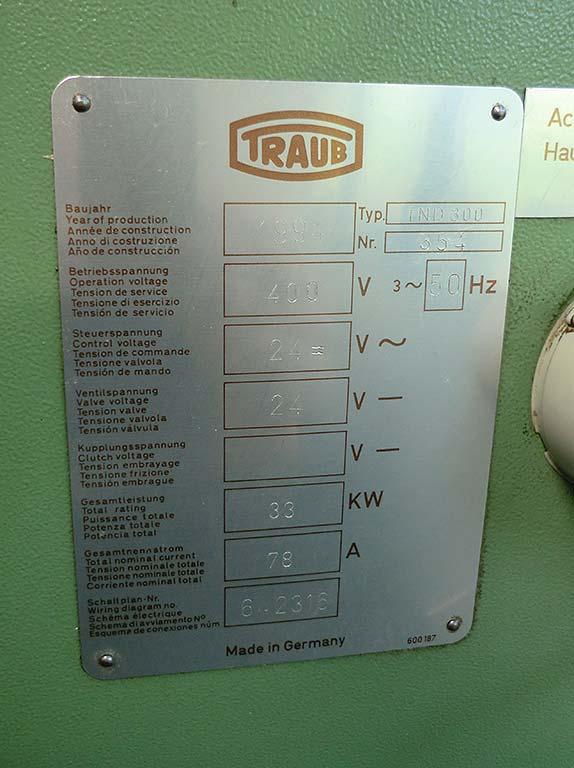 CNC Lathe Traub TND 300 - Thumbnail 7