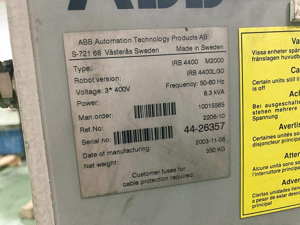 Industrial Robot Abb IRB 4400/ IRB6400 - Thumbnail 5