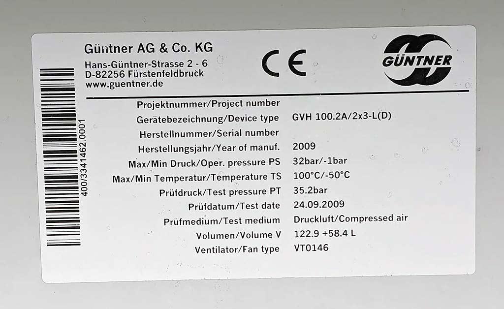 Axial Condenser Güntner Ag GVH 100.2A/2x3-J(D) - Thumbnail 5