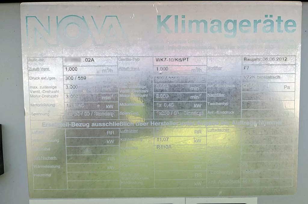 Air Conditioning System Nova WK7-10/K6/PT - Thumbnail 5