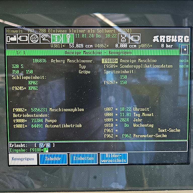 Injection Moulding Machine Arburg ALLROUNDER SELECTA 320S 350-150 - Thumbnail 6