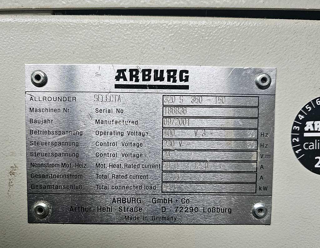 Injection Moulding Machine Arburg ALLROUNDER SELECTA 320S 350-150 - Thumbnail 7