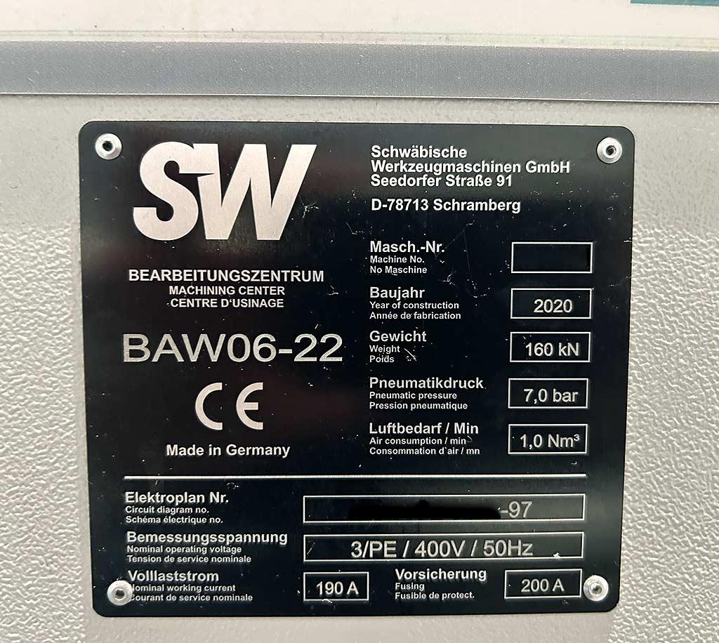 CNC Machining Center Sw Gmbh BAW06-22 - Thumbnail 3