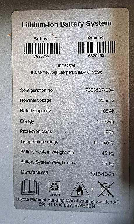Electric Pallet Truck Toyota LWE 140 - Thumbnail 6