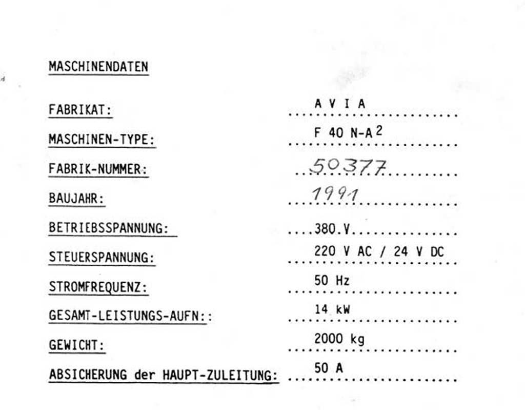 NC Milling Machine Mexpol F40 NA2 - Thumbnail 6