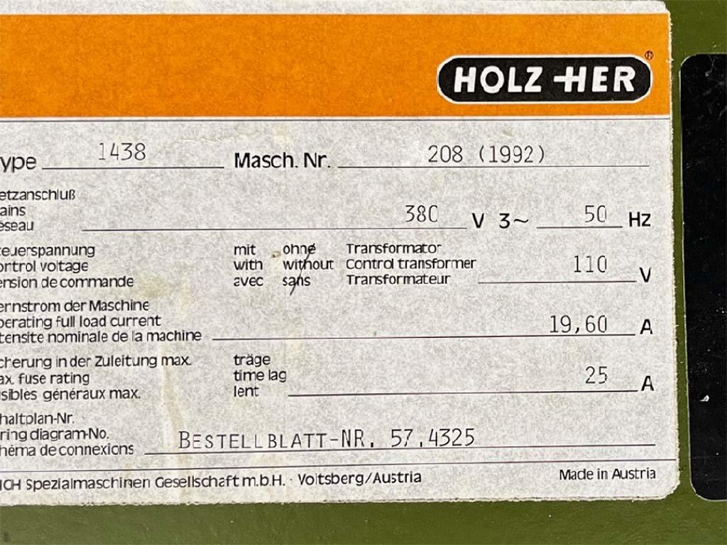 Edge Banding Machine Holz-her 1438 - Thumbnail 5