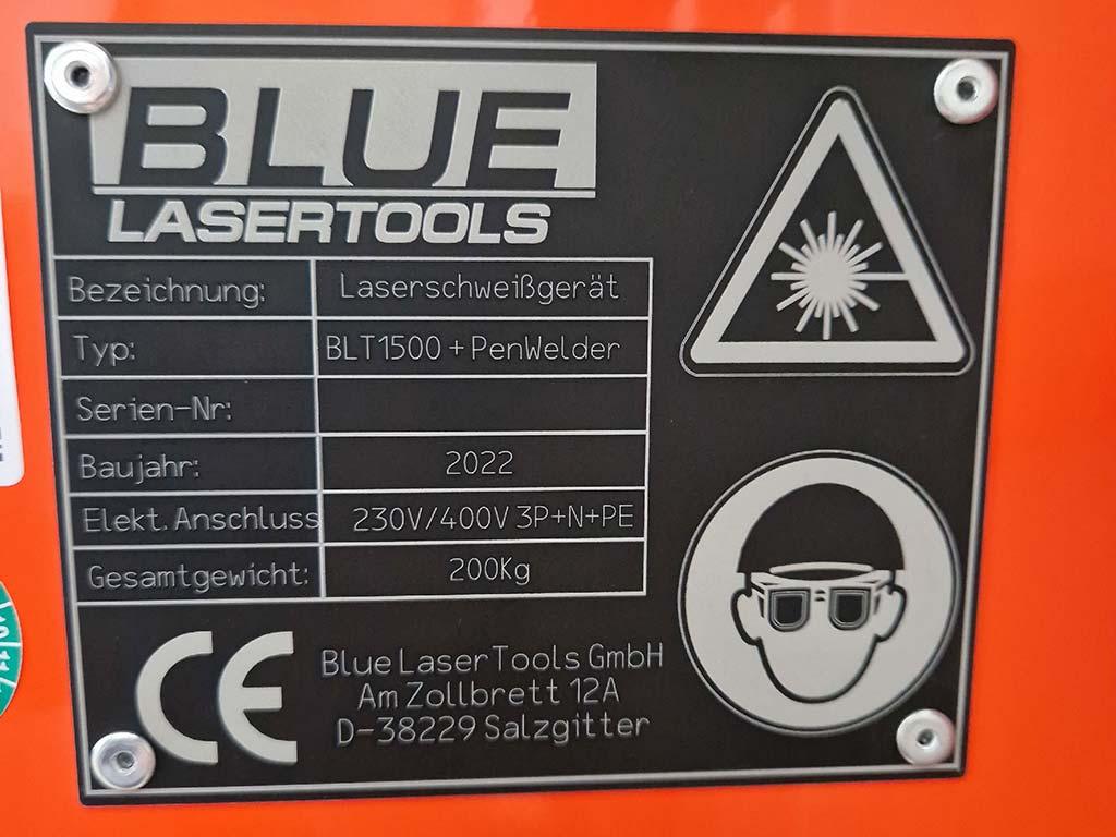 Laser Welding Device Bluelasertools Penwelder BLT 1500 - Thumbnail 6