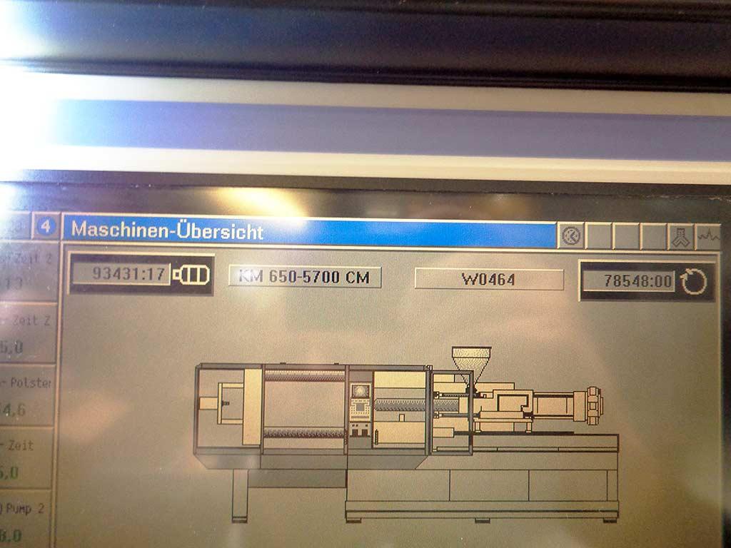 Injection Moulding Machine Kraussmaffei 650-5700CM - Thumbnail 3